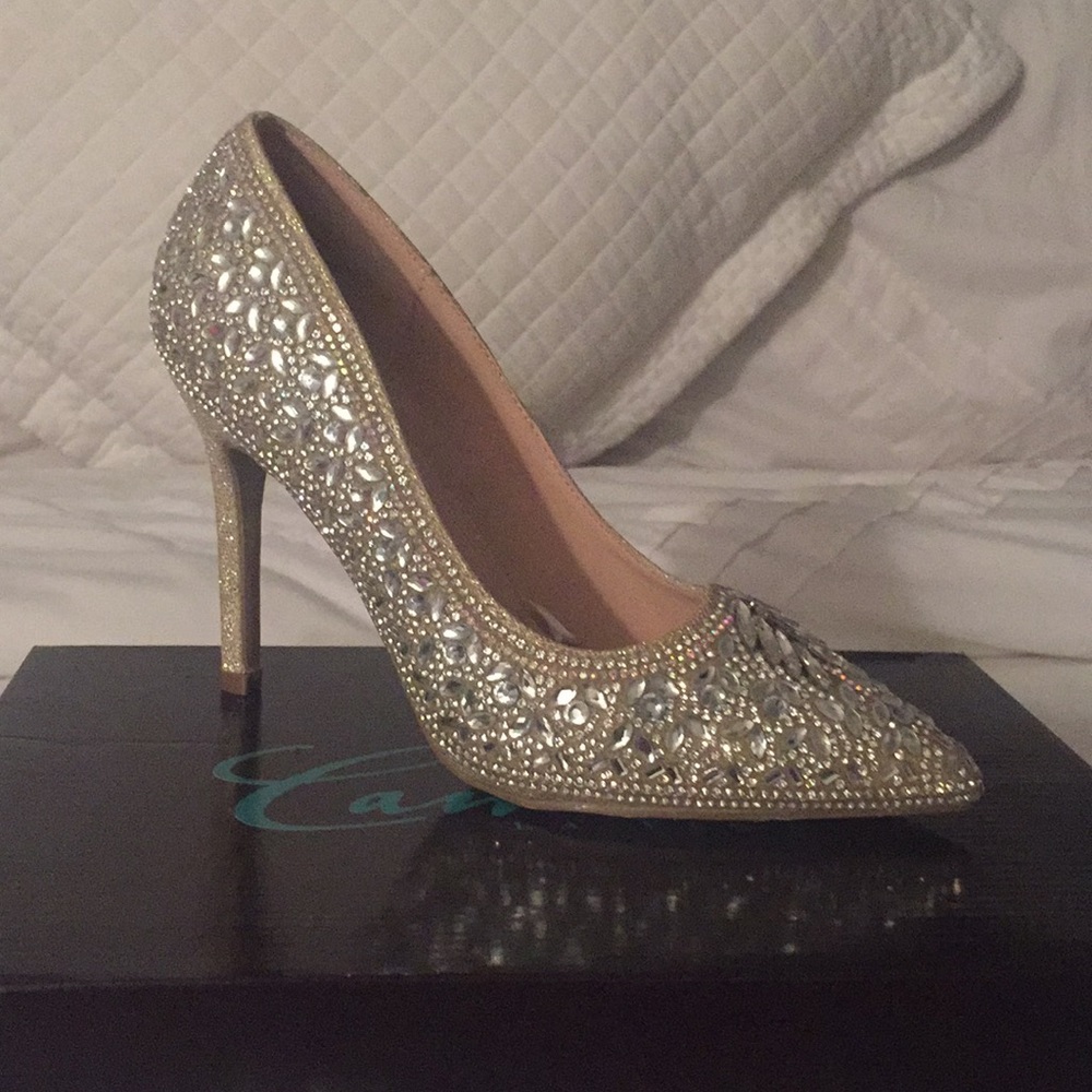 Prom Nude Shimmer shoes